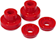 6-1210 Radius Arm Bushing - Red, Polyurethane, Direct Fit, Set of 4