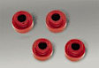 6-1210 Radius Arm Bushing - Red, Polyurethane, Direct Fit, Set of 4