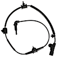 SS20377 Front, Driver or Passenger Side ABS Speed Sensor Sold Individually