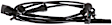 SS20968 Front, Driver or Passenger Side ABS Speed Sensor Sold Individually