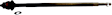 TA2344 Front or Rear, Driver or Passenger Side, Inner Tie Rod End