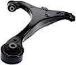 TC1735 Front, Passenger Side, Lower Control Arm, Without ball joint(s), Pressed Steel