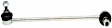 TC1801 Front, Passenger Side Sway Bar Link, OE Replacement Series