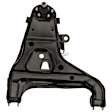 1992 Chevrolet S10 Blazer - Front, Passenger Side, Lower Control Arm,  Sway Bar Link Mounts Forward of Shock Absorber, 4WD, With ball joint(s), Steel