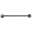 TC7848 Front, Driver Side Sway Bar Link, OE Replacement Series