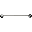 TC7849 Front, Passenger Side Sway Bar Link, OE Replacement Series