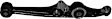 1990 Honda Civic - Front, Passenger Side, Lower Control Arm, Without ball joint(s), Forged