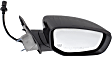 Passenger Side Mirror, Power Adjust, Manual Folding, Heated, Paintable, No Signal Light, No Memory, No Puddle Light, No Auto-Dimming, No Blind Spot Feature