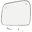 Driver Side Mirror Glass, Heated, With Blind Spot Detection in Glass