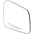 2011-2021 Jeep Grand Cherokee - Passenger Side Mirror Glass, Heated, With Blind Spot Detection in Glass
