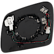2011-2021 Jeep Grand Cherokee - Passenger Side Mirror Glass, Heated, With Blind Spot Detection in Glass