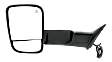 2018 Ram 2500 - Driver Side Towing Mirror, For Models With  Package, Power Adjust, Heated, Textured Black, Power Folding, In-housing Signal Light, With Blind Spot Glass, With Memory, With Puddle Light, No Auto-Dimming