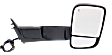 2013-2018 Ram 2500 - Passenger Side Towing Mirror, Power Adjust, Heated, Power Folding, Textured Black, In-housing Signal Light, With Memory, With Puddle Light, No Auto-Dimming, With Blind Spot Glass