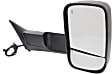 2013-2018 Ram 2500 - Passenger Side Towing Mirror, Power Adjust, Heated, Power Folding, Textured Black, In-housing Signal Light, With Memory, With Puddle Light, No Auto-Dimming, With Blind Spot Glass