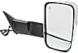 Passenger Side Towing Mirror, Power Adjust, Heated, Power Folding, Chrome, In-housing Signal Light, With Memory, With Puddle Light, With Blind Spot Glass, With Temperature Sensor