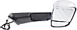 Passenger Side Towing Mirror, Power Adjust, Heated, Power Folding, Chrome, In-housing Signal Light, With Memory, With Puddle Light, With Blind Spot Glass, With Temperature Sensor