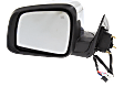 Driver Side Mirror, Power Adjust, Heated, Manual Folding, Chrome, In-housing Signal Light, With Memory, No Puddle Light, No Auto-Dim, No Blind Spot Feature
