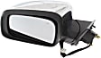 Driver Side Mirror, Power Adjust, Heated, Manual Folding, Chrome, In-housing Signal Light, With Memory, No Puddle Light, No Auto-Dim, No Blind Spot Feature