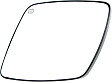 Driver Side Mirror Glass, Heated, No Blind Spot Feature