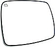 Driver Side Mirror Glass, Heated, No Blind Spot Feature