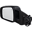 Driver Side Mirror, Power Adjust, Manual Folding, Heated, Paintable, No Signal Light, No Memory, No Puddle Light, No Auto-Dimming, With Blind Spot Detection in Glass