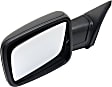 2020 Ram 1500 Classic Tradesman - Driver Side Mirror, Power Adjust, Heated, Textured Black, Power Folding, In-housing Signal Light, No Blind Spot Feature, No Memory, With Puddle Light, No Auto-Dimming