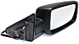 2017 Ram 1500 - Passenger Side Mirror, Power Adjust, Heated, Textured Black, Power Folding, In-housing Signal Light, No Blind Spot Feature, No Memory, With Puddle Light, No Auto-Dimming
