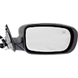 Passenger Side Mirror, Power, Manual Folding, Heated, Paintable, No Signal Light, With memory, No Puddle Light, No Auto-Dimming, No Blind Spot Feature