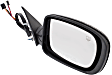 Passenger Side Mirror, Power, Manual Folding, Heated, Paintable, No Signal Light, With memory, No Puddle Light, No Auto-Dimming, No Blind Spot Feature