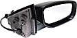 Passenger Side Mirror, Power Adjust, Non-Heated, Manual Folding, Paintable, No Signal Light, No Memory, No Puddle Light, No Auto-Dim, No Blind Spot Feature