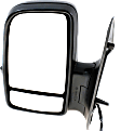 Driver Side Mirror, Non-Towing, Power, Manual Folding, Heated, Textured Black, In-housing Signal Light, No Memory, No Puddle Light, No Auto-Dimming, With Blind Spot Glass, Base Model