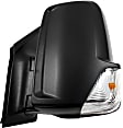 Driver Side Mirror, Non-Towing, Power, Manual Folding, Heated, Textured Black, In-housing Signal Light, No Memory, No Puddle Light, No Auto-Dimming, With Blind Spot Glass, Base Model
