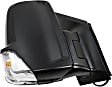 Passenger Side Mirror, Non-Towing, Power, Manual Folding, Heated, Textured Black, In-housing Signal Light, No Memory, No Puddle Light, No Auto-Dimming, With Blind Spot Glass, Base Model