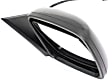 Passenger Side Mirror, Power Adjust, Manual Folding, Heated, Paintable, No Signal Light, No Memory, No Puddle Light, No Auto-Dimming, No Blind Spot Feature, Type 2