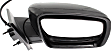 Passenger Side Mirror, Power Adjust, Manual Folding, Heated, Paintable, No Signal Light, No Memory, No Puddle Light, No Auto-Dimming, No Blind Spot Feature, Type 2