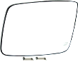 Driver Side Mirror Glass, Heated, No Blind Spot Feature, With Backing Plate, No Auto-dimming, For Models Without Towing Package