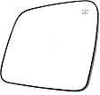 2011 Jeep Grand Cherokee - Mirror Glass Driver Side, Heated, No Blind Spot Feature, No Signal Light