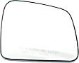 2011-2021 Jeep Grand Cherokee - Passenger Side Mirror Glass, Non-Heated, No Blind Spot Feature, Convex, With backing plate