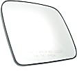 2011-2021 Jeep Grand Cherokee - Passenger Side Mirror Glass, Non-Heated, No Blind Spot Feature, Convex, With backing plate