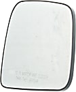 2011-2021 Jeep Grand Cherokee - Passenger Side Mirror Glass, Non-Heated, No Blind Spot Feature, Convex, With backing plate