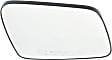 2011-2021 Jeep Grand Cherokee - Passenger Side Mirror Glass, Non-Heated, No Blind Spot Feature, Convex, With backing plate