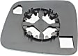 2011-2021 Jeep Grand Cherokee - Passenger Side Mirror Glass, Non-Heated, No Blind Spot Feature, Convex, With backing plate