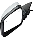 2021 Dodge Durango - Driver Side Mirror, Power Adjust, Heated, Chrome, Manual Folding, In-housing Signal Light, With Blind Spot Detection in Glass, With Memory, No Puddle Light, No Auto-Dimming