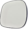 Driver Side Mirror Glass, Non-Heated, Non-Towing, Flat, For Models With Manual 6 x 9 Mirror, Without Towing Package