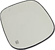 Driver Side Mirror Glass, Heated, Non-Towing, No Blind Spot Feature, Flat, For Models With Power Mirror, Fold-Away, Without Towing Package