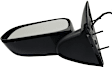 Driver Side Mirror, Power Adjust, Non-Heated, Manual Folding, Textured Black, No Signal Light, No Memory, No Puddle Light, No Auto-Dimming, No Blind Spot Feature
