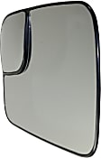 Driver Side Mirror Glass, Non-Heated, Towing, With Blind Spot Glass, Flat, For Models With Manual Trailer Towing 7 X 10 Mirror, Fold-Away