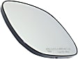 Passenger Side Mirror Glass, Heated, Convex, No Blind Spot Feature, With Backing Plate
