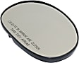Passenger Side Mirror Glass, Heated, No Blind Spot Feature