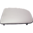 Mirror Glass, Driver Side, Upper, Non-Heated, No Blind Spot Sensor, Manual Folding, Non-Towing